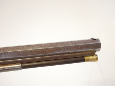 Lot 69 - Cased 44 bore (.451) percussion park rifle by...