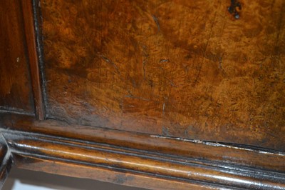 Lot 329 - George II Walnut Feather-banded Kneehole Desk