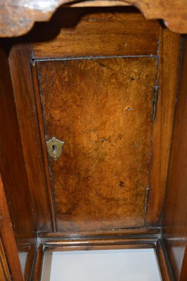 Lot 329 - George II Walnut Feather-banded Kneehole Desk