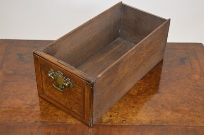 Lot 329 - George II Walnut Feather-banded Kneehole Desk