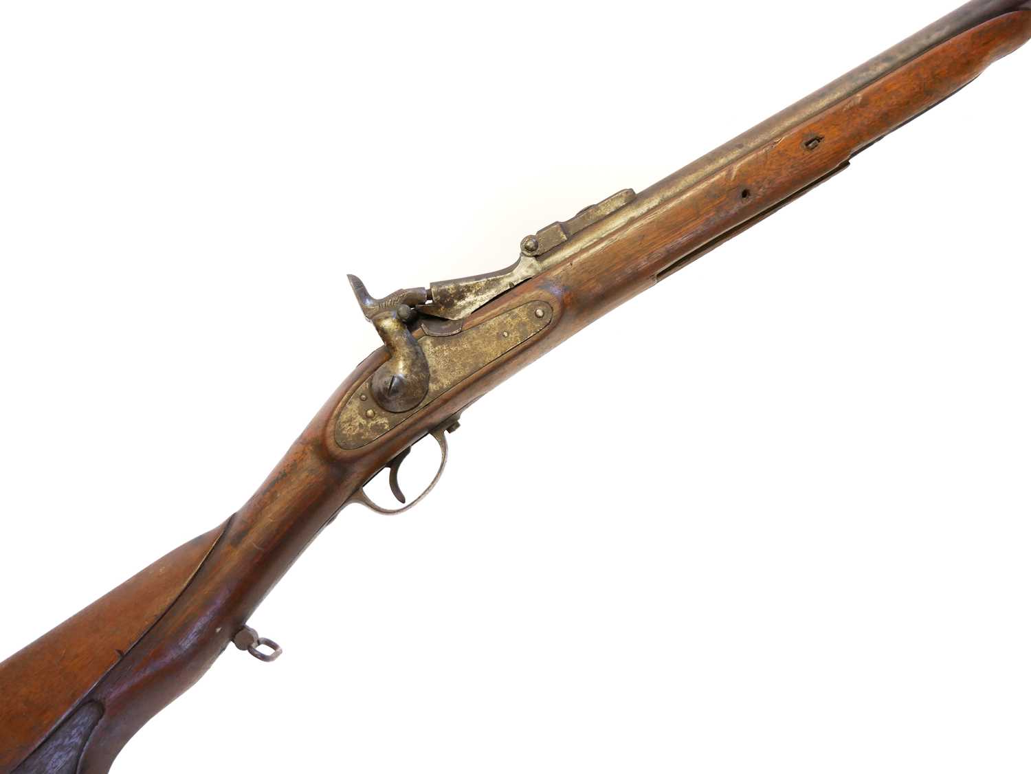 Lot 51 - Belgian-made trapdoor 14mm Berdan converted...