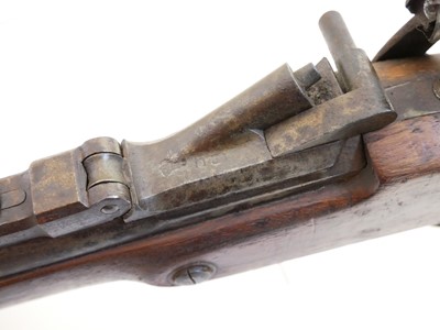Lot 51 - Belgian-made trapdoor 14mm Berdan converted...