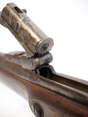 Lot 51 - Belgian-made trapdoor 14mm Berdan converted...