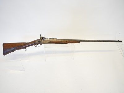 Lot 51 - Belgian-made trapdoor 14mm Berdan converted...