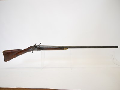 Lot 46 - Flintlock 10 bore shotgun for restoration, 33...
