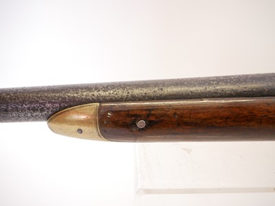 Lot 46 - Flintlock 10 bore shotgun for restoration, 33...
