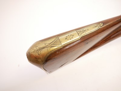 Lot 46 - Flintlock 10 bore shotgun for restoration, 33...