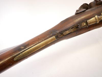 Lot 46 - Flintlock 10 bore shotgun for restoration, 33...