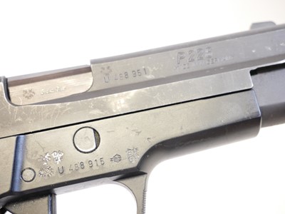 Lot 79 - Deactivated Sig Sauer P226 9mm semi-auto...