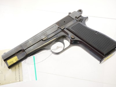 Lot 60 - Deactivated Browning High Power 9mm semi...