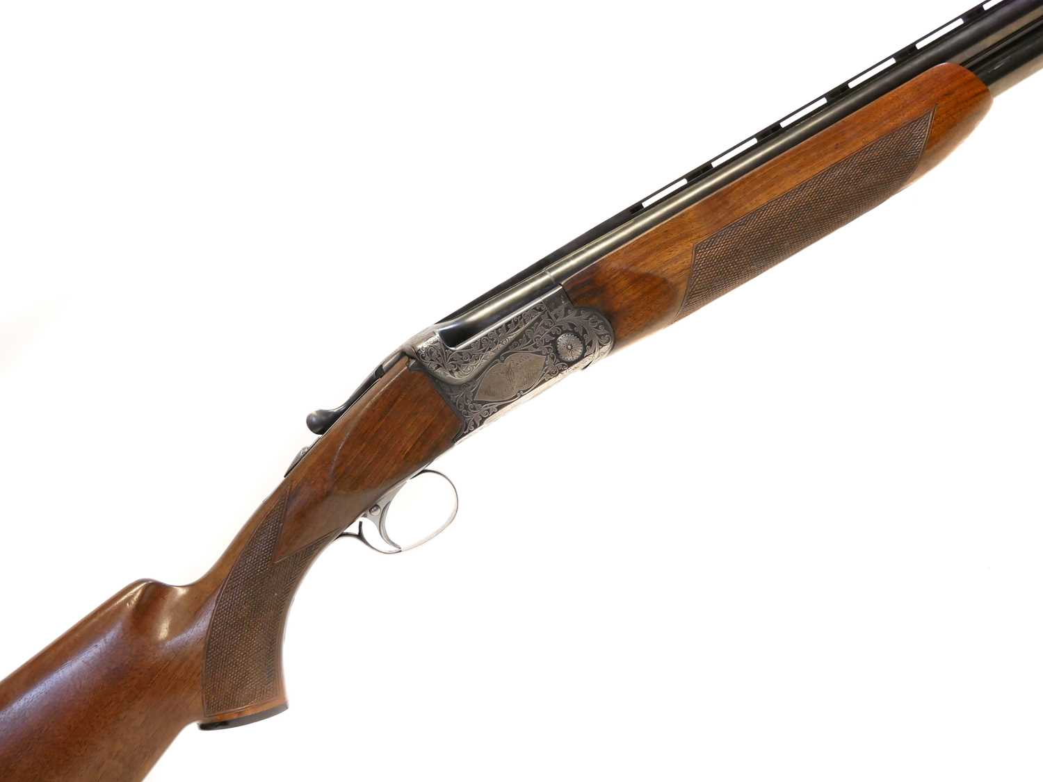 Lot 441 - SKB Model 500 12 bore over and under shotgun,...