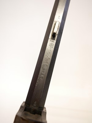 Lot 36 - German 8.15 x 46 falling block target rifle,...