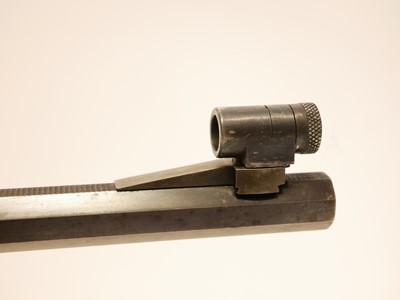 Lot 36 - German 8.15 x 46 falling block target rifle,...
