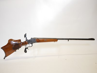 Lot 41 - Moeller 8.15x46R falling block Schutzen Target...