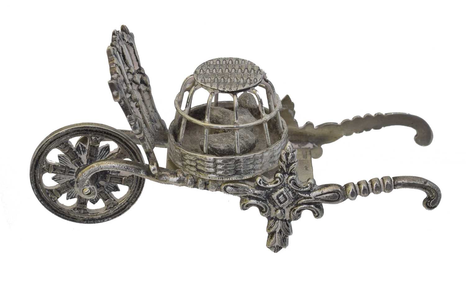 Lot 51 - A Dutch silver miniature model.