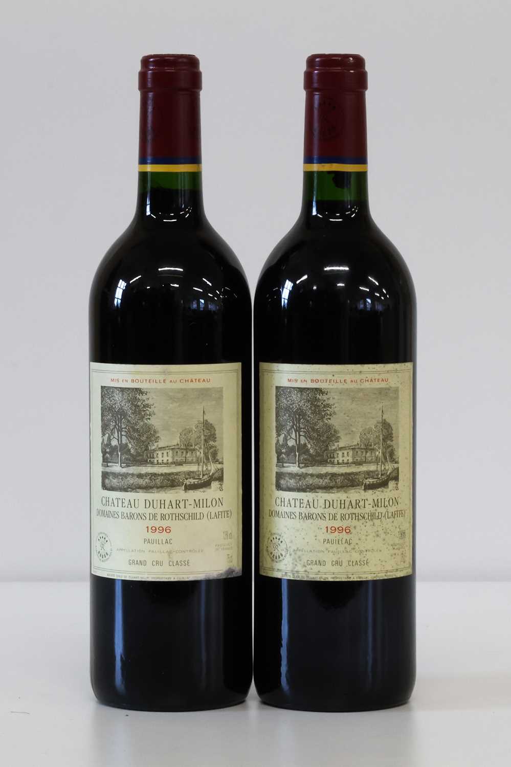 Lot 73 - 2 Bottles Chateau Duhart Milon Grand Cru Classe Pauillac 1996