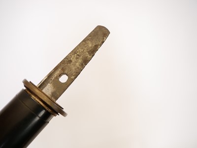 Lot 126 - Japanese Tanto, 27cm cutting edge, 3mm sori,...