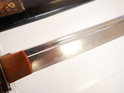 Lot 126 - Japanese Tanto, 27cm cutting edge, 3mm sori,...