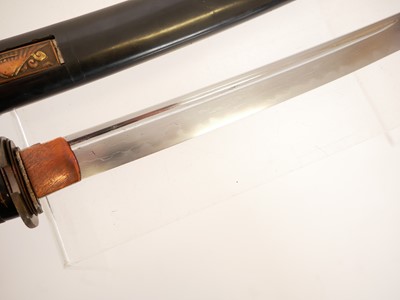 Lot 126 - Japanese Tanto, 27cm cutting edge, 3mm sori,...