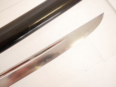 Lot 126 - Japanese Tanto, 27cm cutting edge, 3mm sori,...