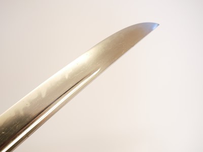 Lot 126 - Japanese Tanto, 27cm cutting edge, 3mm sori,...