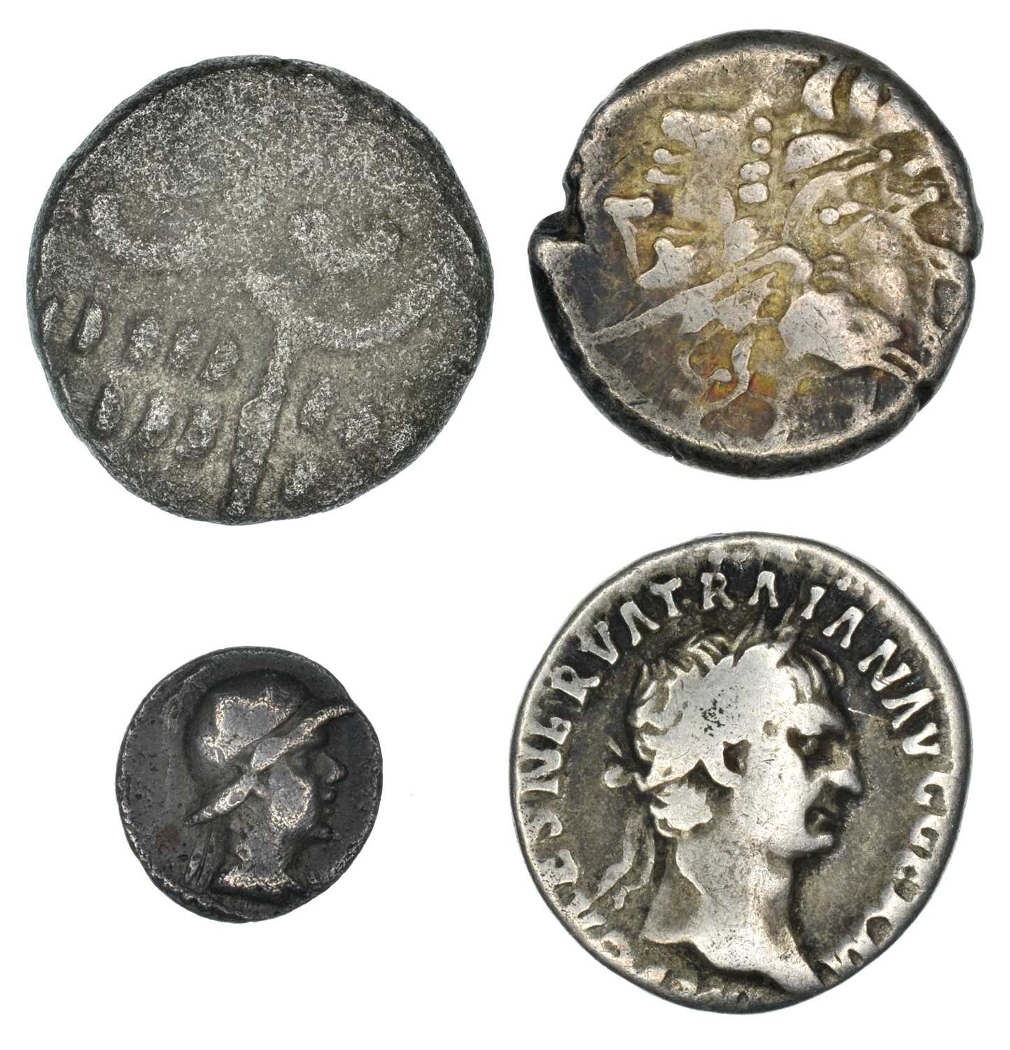 Lot 2 - Four Ancient AR and Base Silver Coins