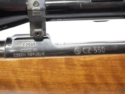 Lot 241 - CZ 550 7x57 bolt action rifle, serial number...