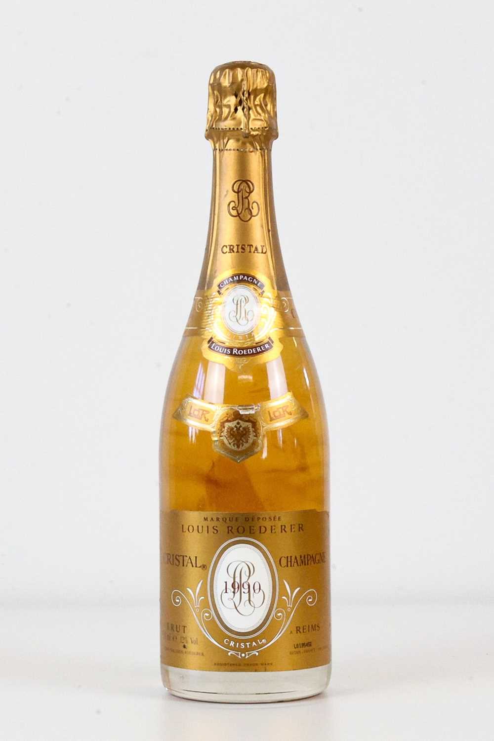 Lot 44 - 1 bottle Champagne Louis Roederer ‘Cristal’ Vintage 1990