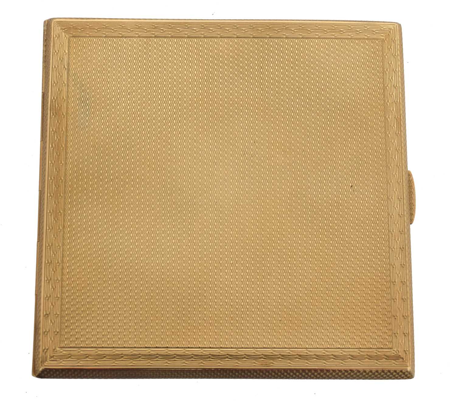 9ct gold cigarette case A Engine Turned by Turner and Simpson B/Ham at 1stDibs Cartier Paris Retro Cigarette Box