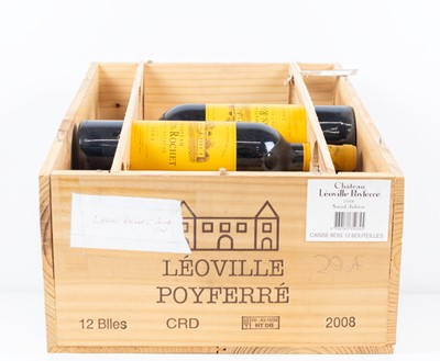 Lot 19 - 8 bottles Chateau Lafon Rochet Grand Cru Classe St Estephe 2004