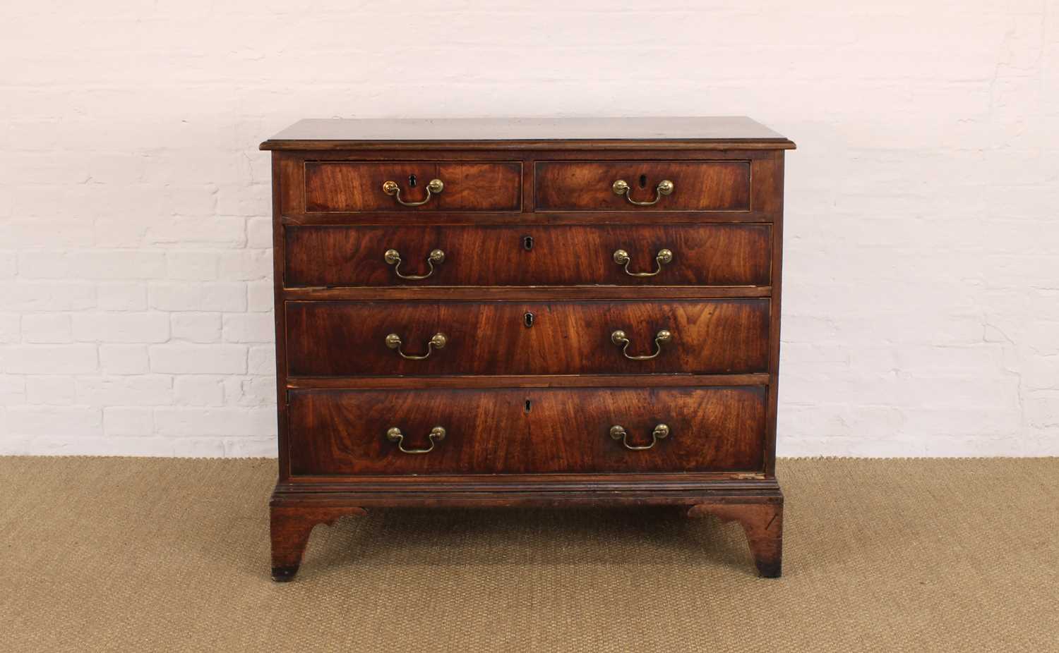 Lot 178 - A George III Mahogany Chest of Drawers