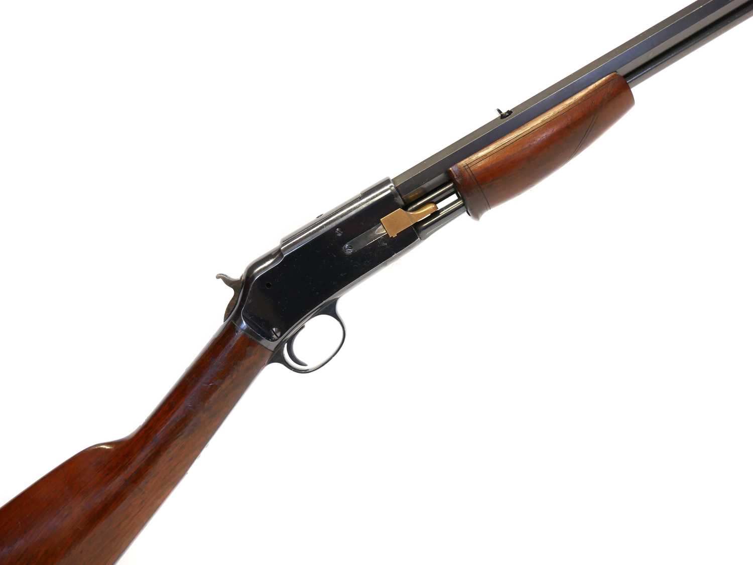Lot 221 - Colt .22 lightening pump action rifle, serial...