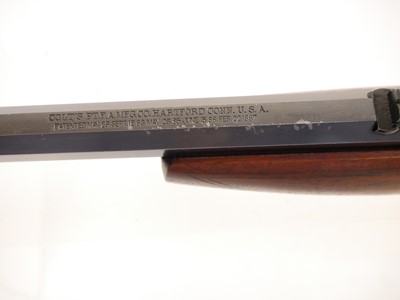 Lot 221 - Colt .22 lightening pump action rifle, serial...