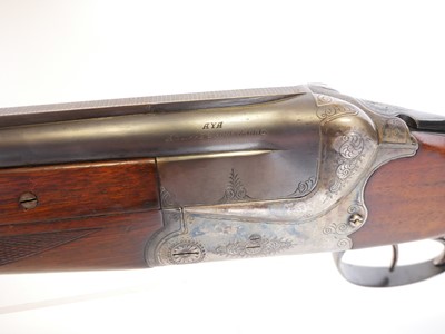 Lot 412 - AYA Coral 12 bore over and under shotgun,...