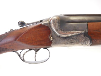 Lot 412 - AYA Coral 12 bore over and under shotgun,...