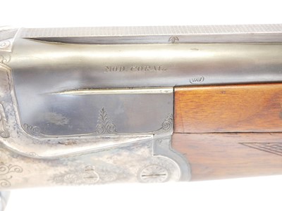 Lot 412 - AYA Coral 12 bore over and under shotgun,...