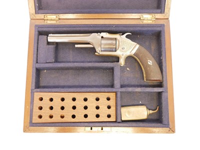 Lot 19 - Unusual Smith and Wesson type .32 rimfire...