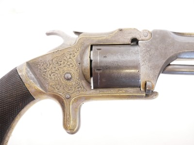 Lot 19 - Unusual Smith and Wesson type .32 rimfire...