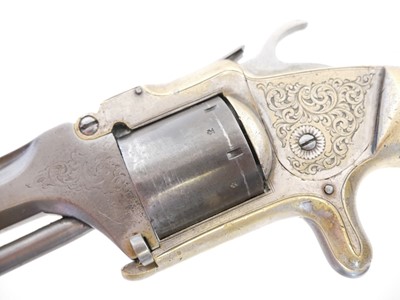 Lot 19 - Unusual Smith and Wesson type .32 rimfire...