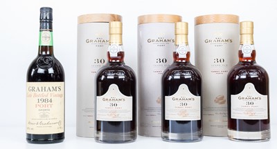 Lot 93 - 4 bottles Mixed Lot Graham’s Fine Port