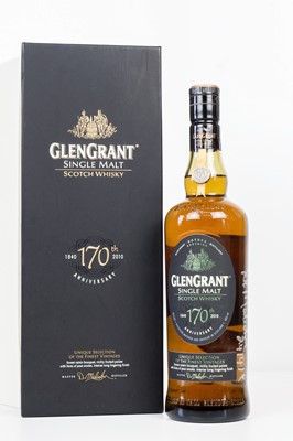 Lot 179 - 1 bottle Glen Grant 170th Anniversary “Signed Unique Selection”