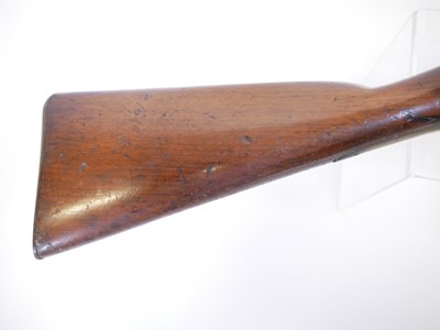 Lot 25 - Flintlock blunderbuss, 16inch brass barrel...