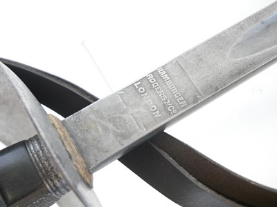 Lot 161 - City of London Yeomanry sword, 34inch fullered...