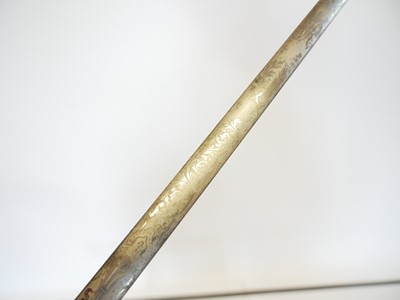 Lot 165 - Two court swords, one with the majority of the...