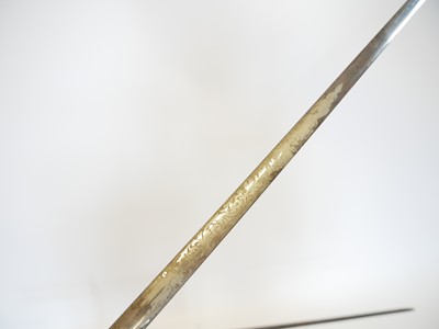 Lot 165 - Two court swords, one with the majority of the...