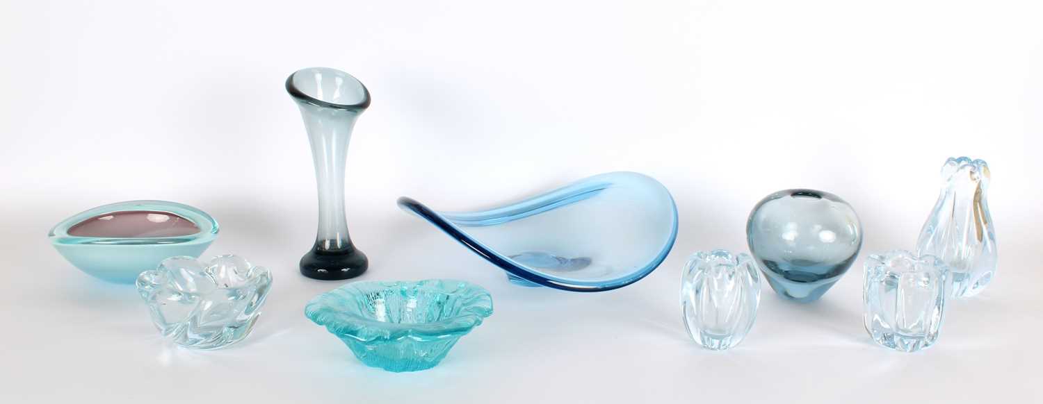 Lot 42 - Group of Scandinavian Mid-Century Art Glass