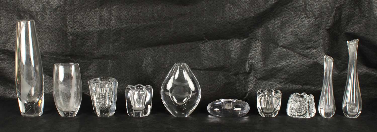 Lot 31 - Group of Swedish Mid-Century Art Glass by Orrefors