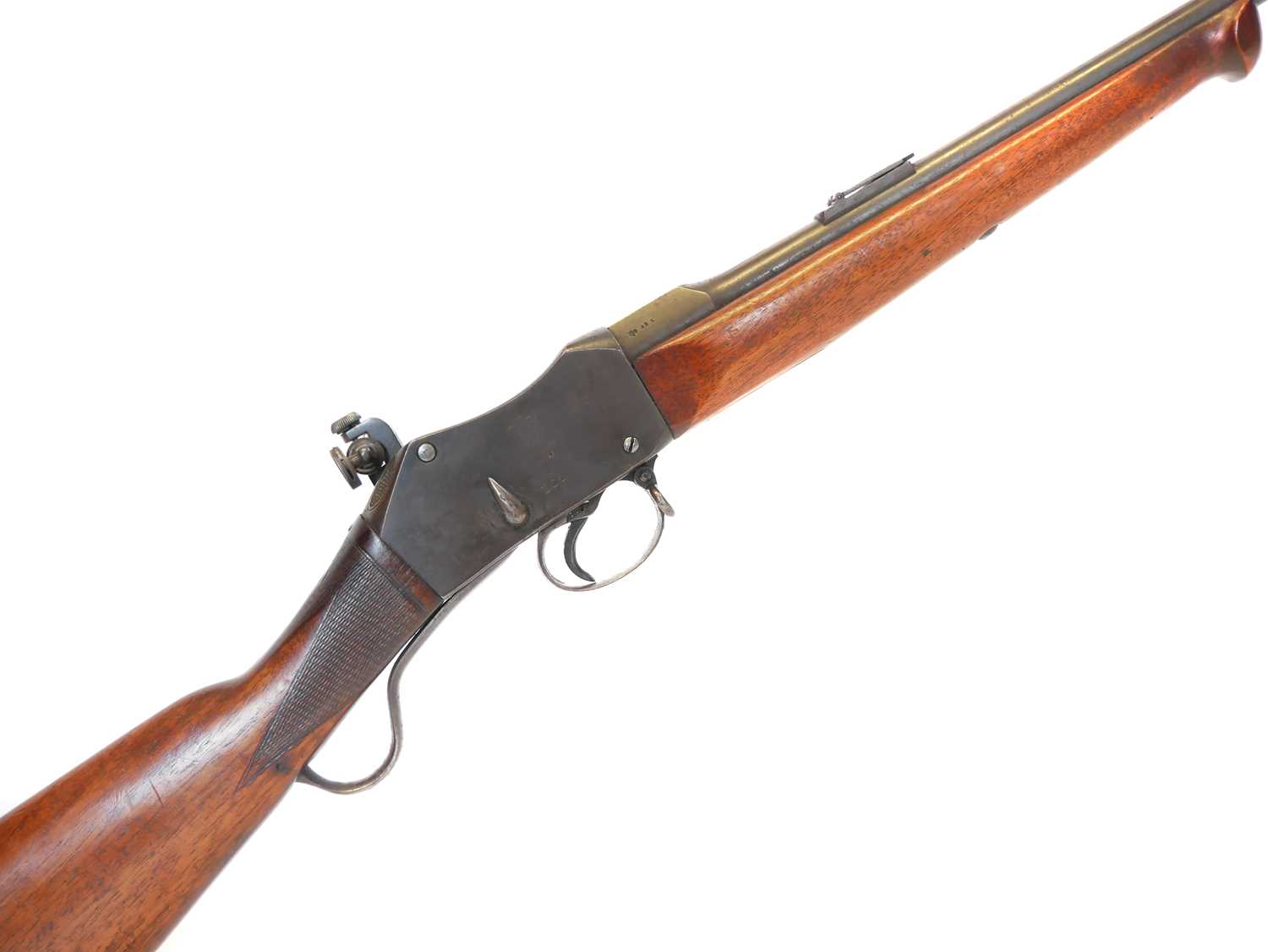 Lot 364 - C. G. Bonehill Martini Henry .22lr rifle,...