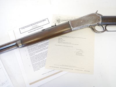 Lot 47 - Winchester 1886 38-56 lever action rifle,...