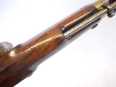 Lot 1 - Flintlock new land .650 pistol, 9inch barrel...